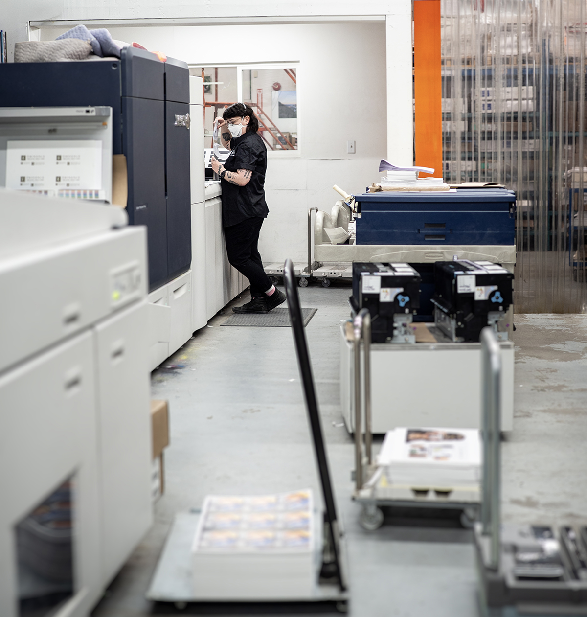 Digital Printing in Vancouver at Bond - Behind the scenes.