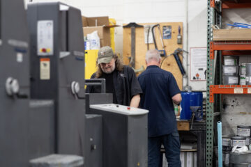 Local print partner - behind the scenes at Bond