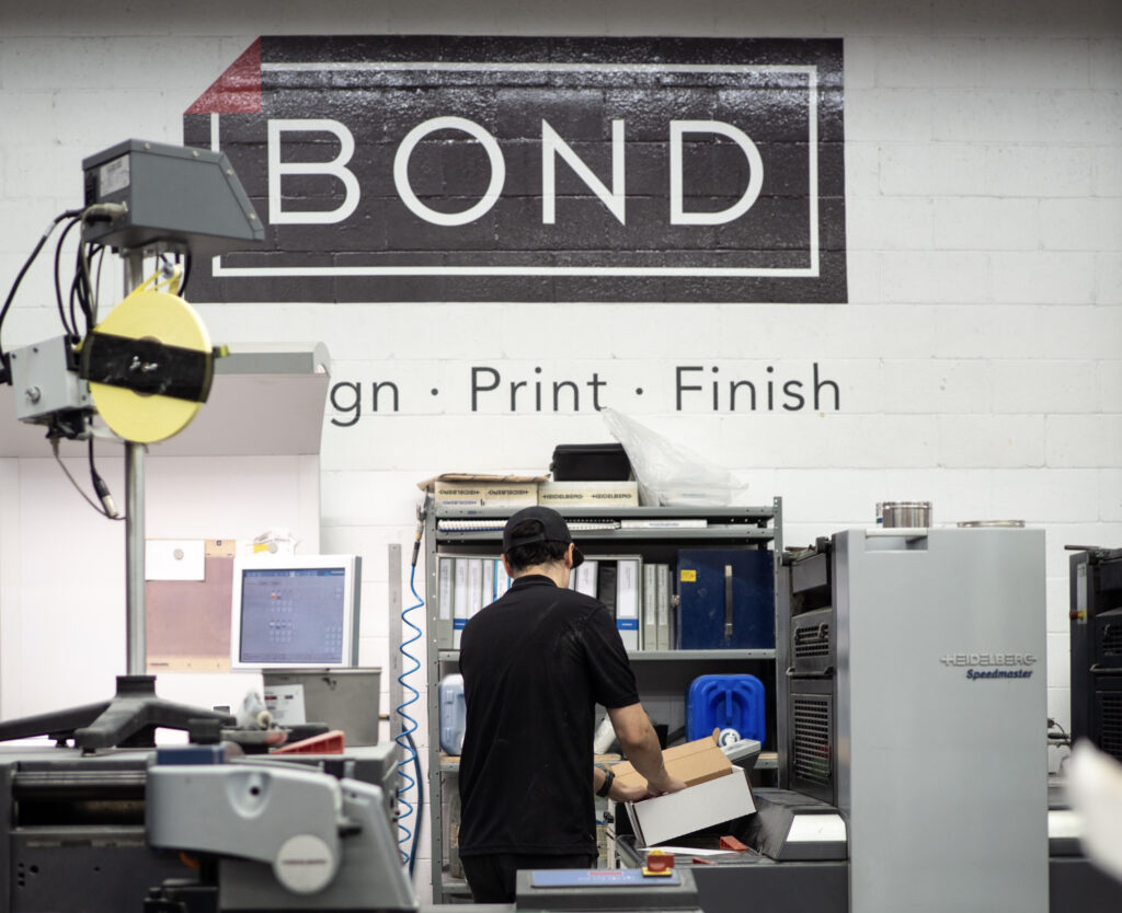 Bond Reproductions quality printing services - offset printing.