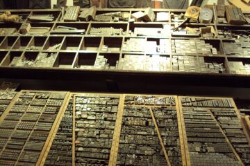 Printing History - vintage letterpress printers' ornaments, dingbats, and flowers