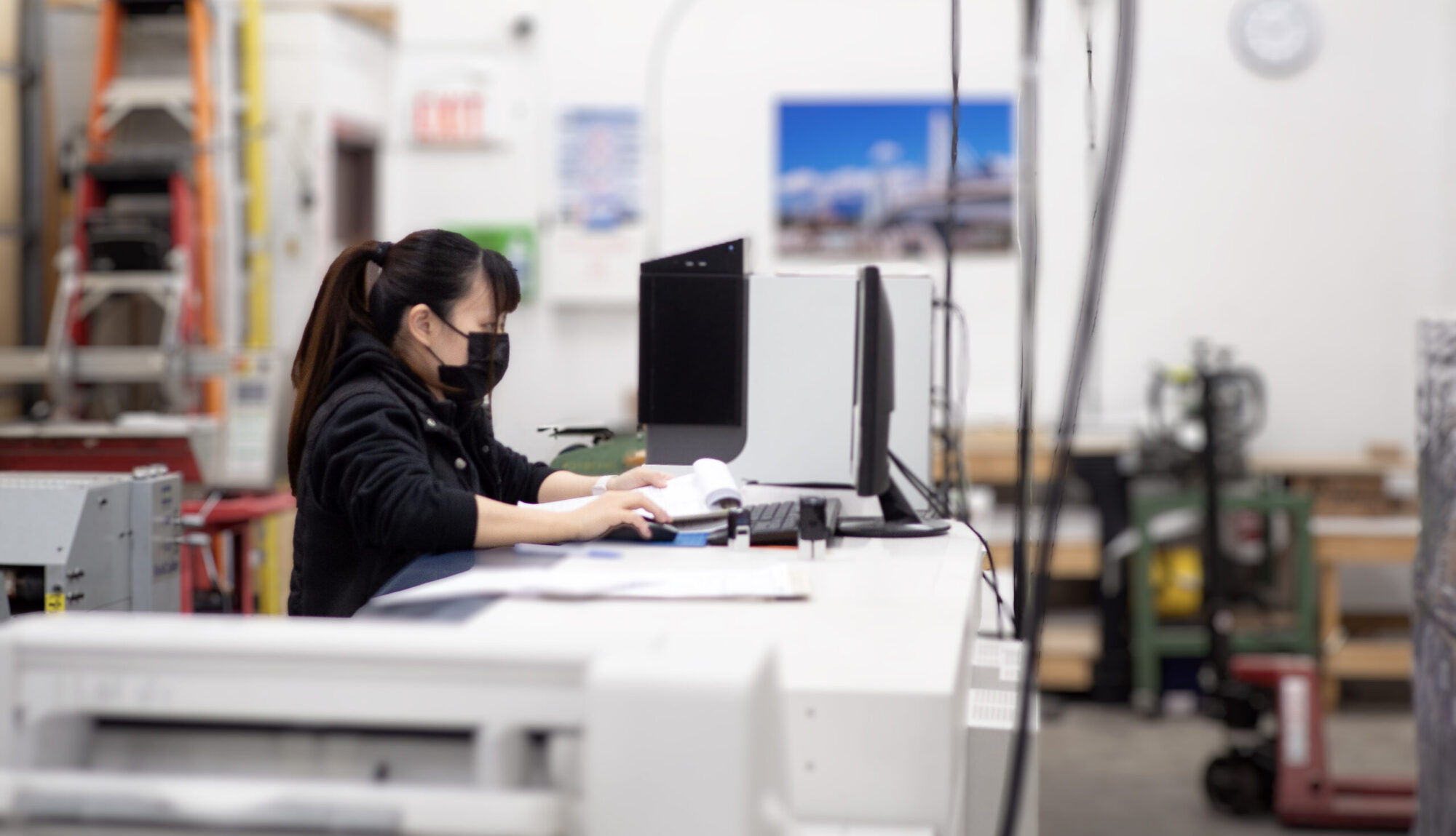 Bond Reproductions quality printing services - black and white printing.