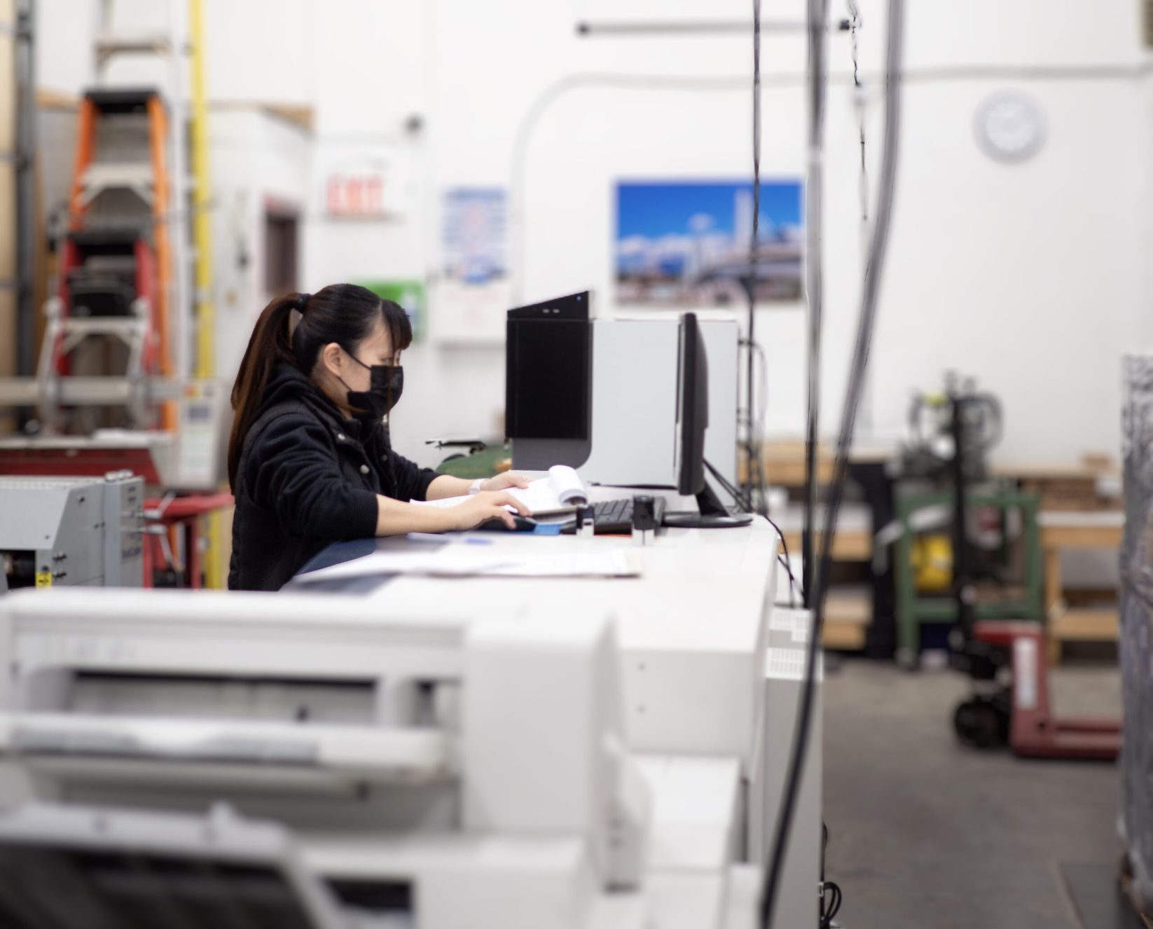 Bond Reproductions quality printing services - black and white printing.