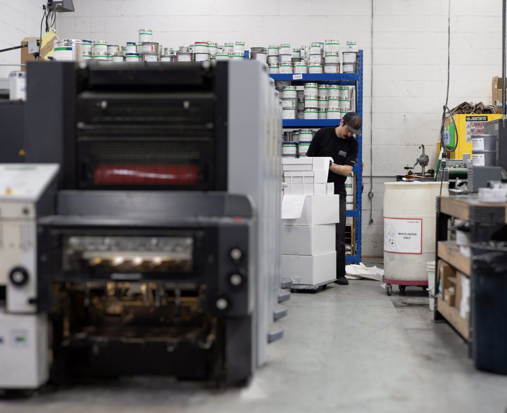 Bond Reproductions quality printing services - offset printing.
