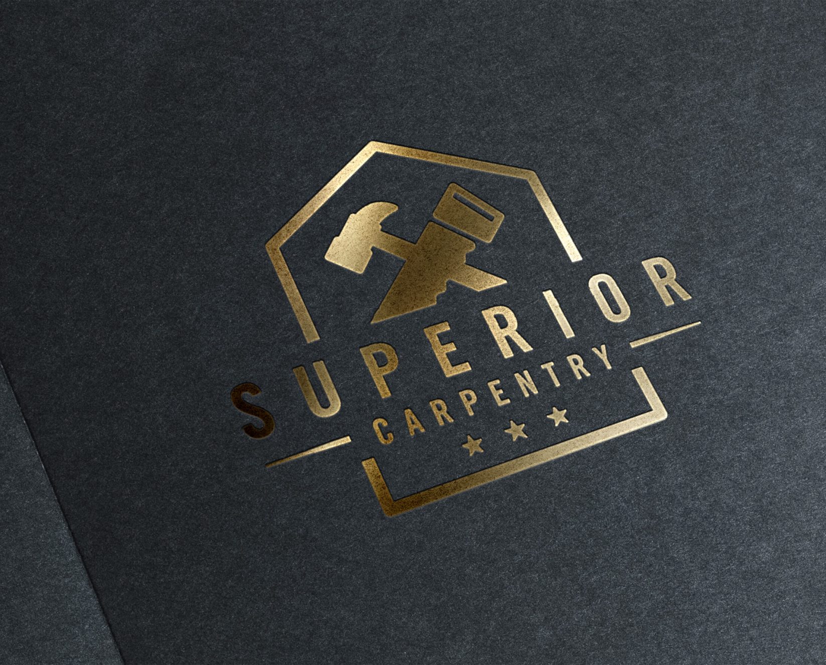 Carpentry,Logo,,Gold,Foil,Logo