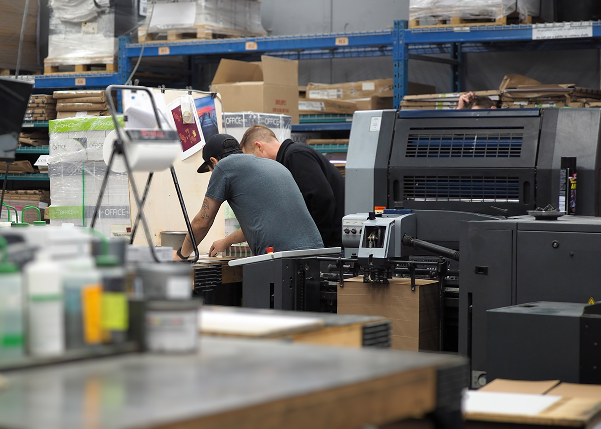 Behind the scenes at Bond - your local print partner.